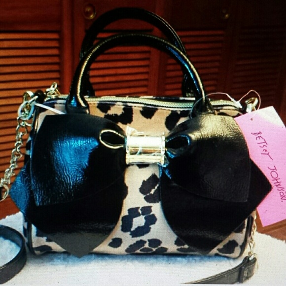 Betsy Johnson Handbags - Betsy Johnson NWT Cheetah Print Mini Xbody Bag